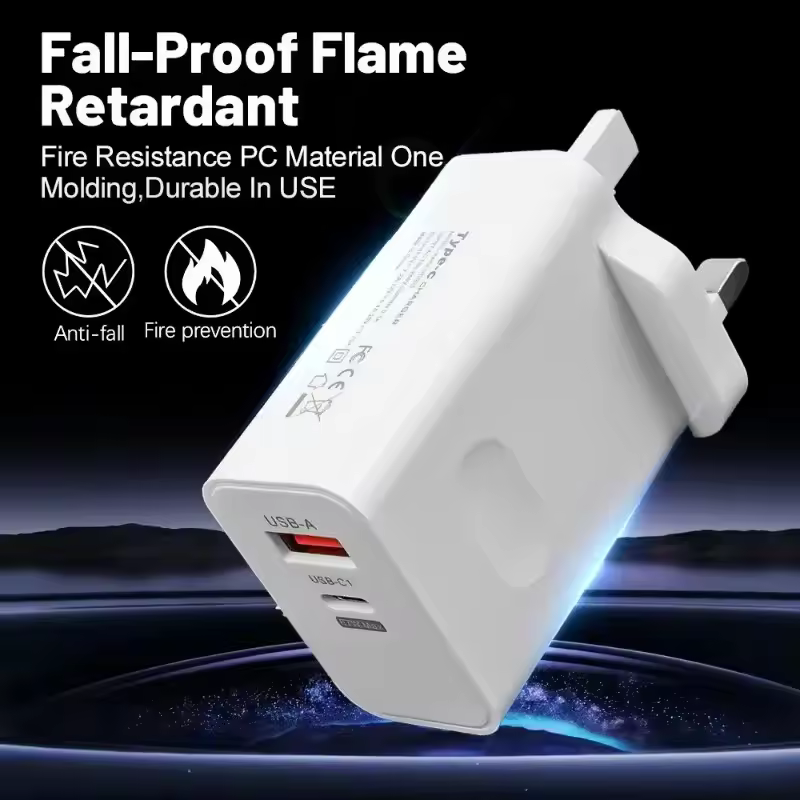 120W Fast Charger USB Type C + A PD