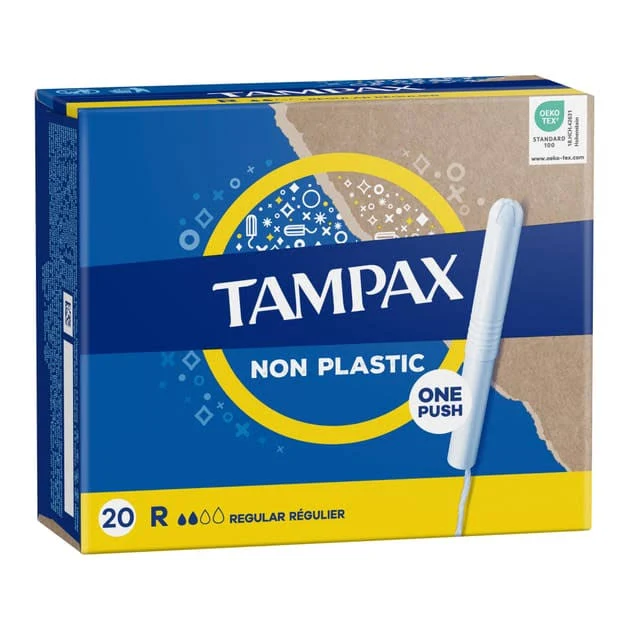 Tampax Regular Tampons With Cardboard Applicator 20 Pack