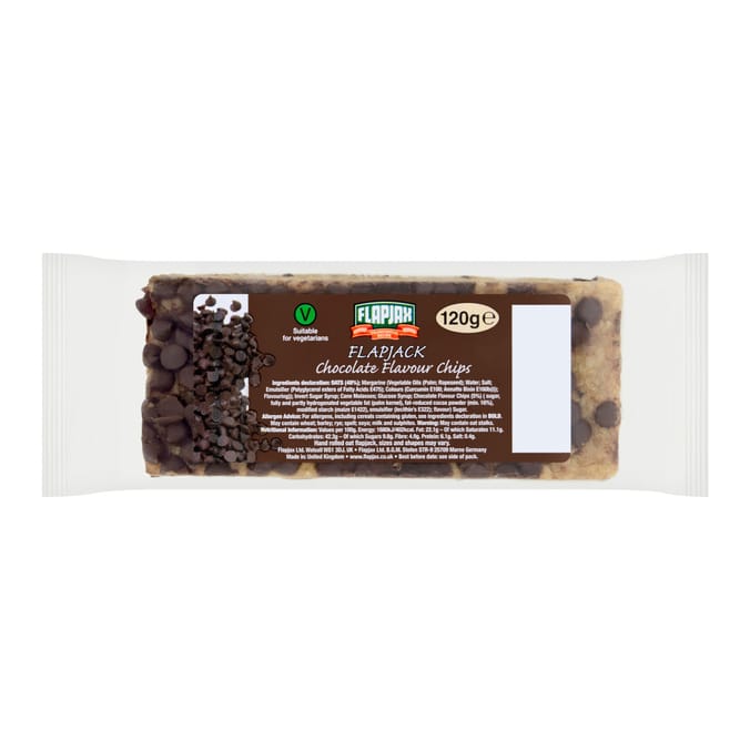 Flapjax Chocolate Flavour Chips Flapjack